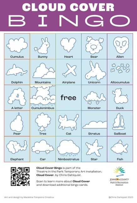 cloud cover bingo card
