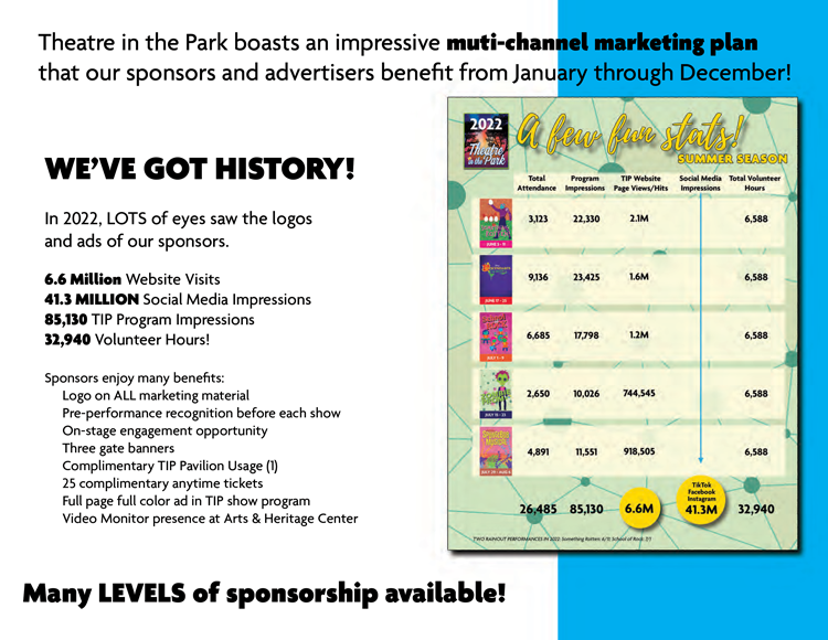 Sponsorship brochure page 1