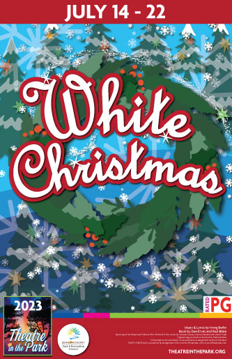 white christmas show poster