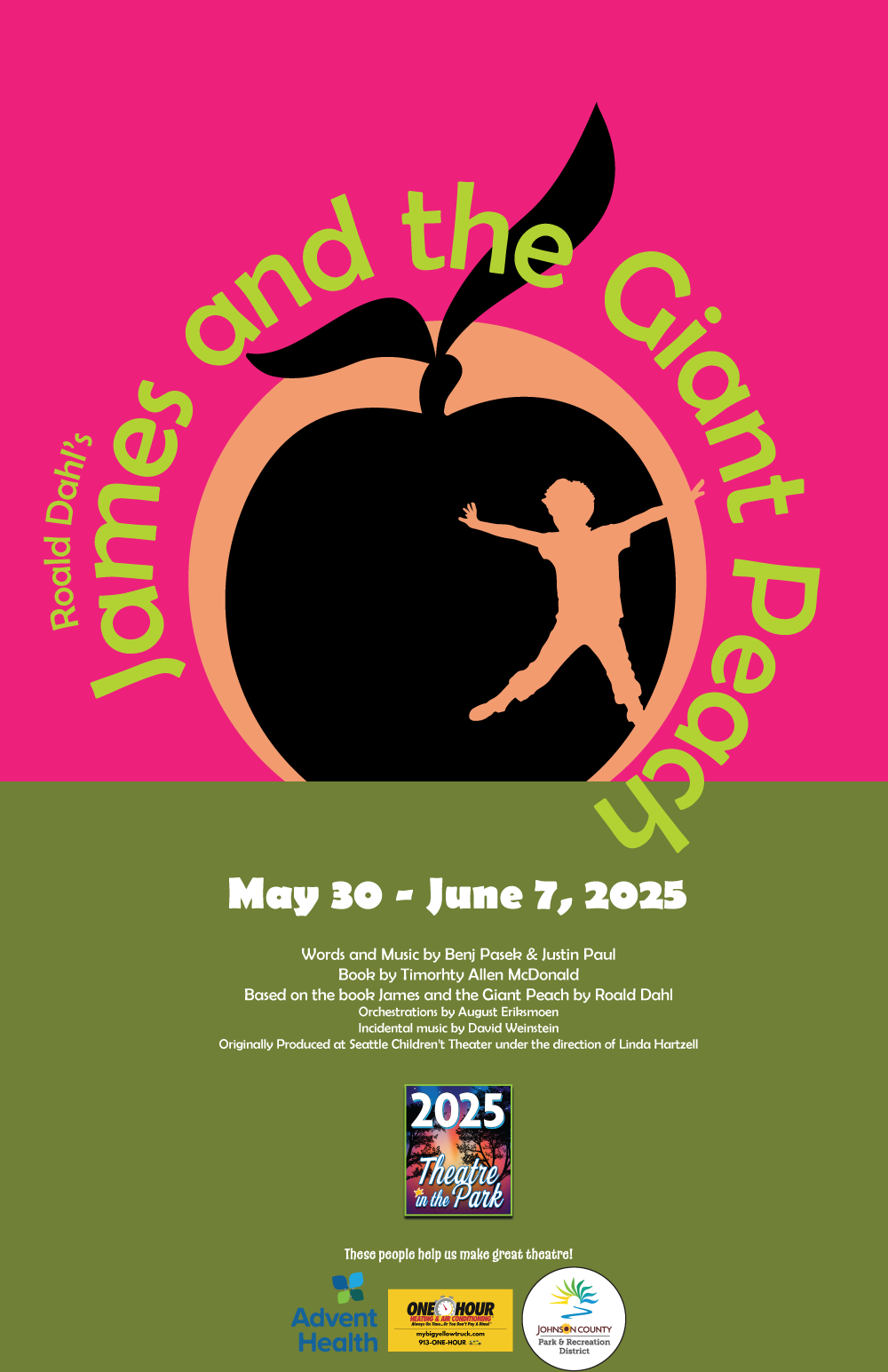 James and the Giant Peach Poster