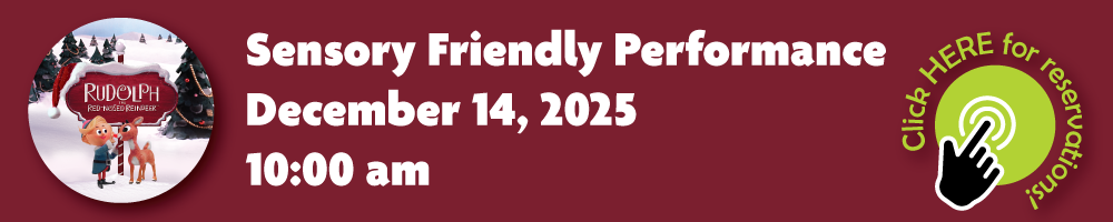 sensory friendly performance December 14 at 10am