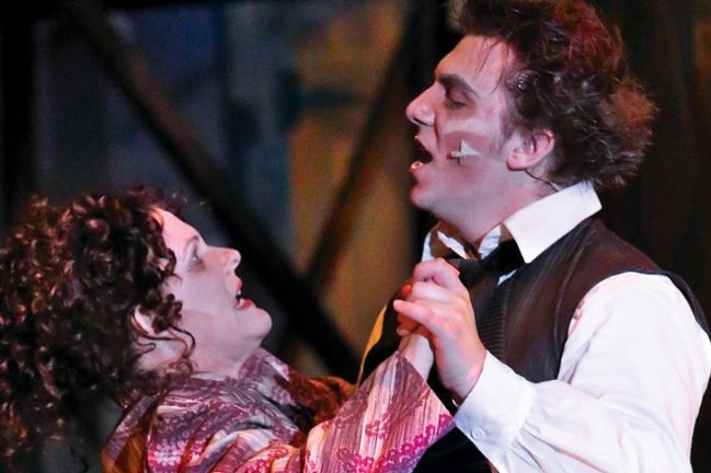 Pam Kerrihard-Sollars and Robert Hingula<br />
<em>Sweeney Todd</em> - The Demon Barber of Fleet Street • 2012