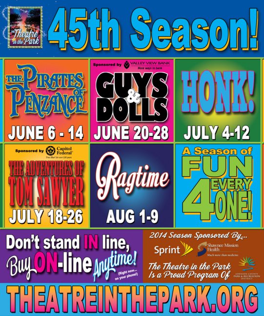 2014 Season - Large spot tower season banner