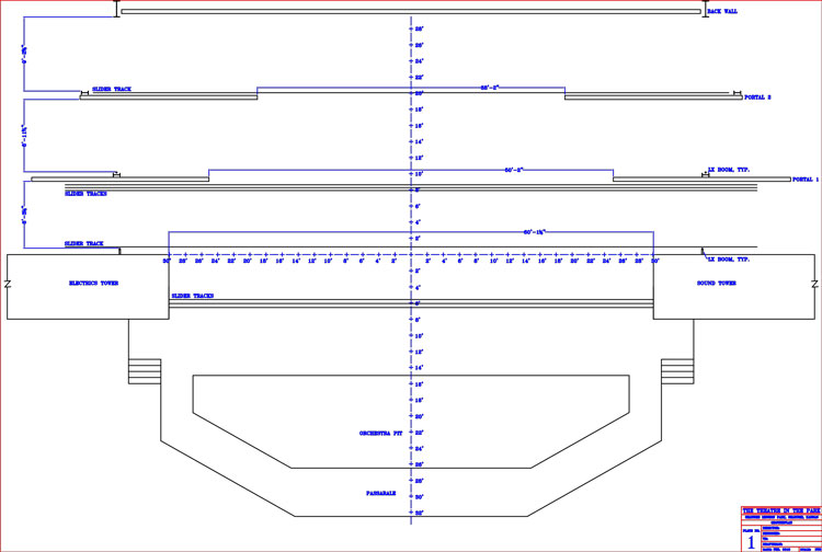 Ground Plan of outdoor stage